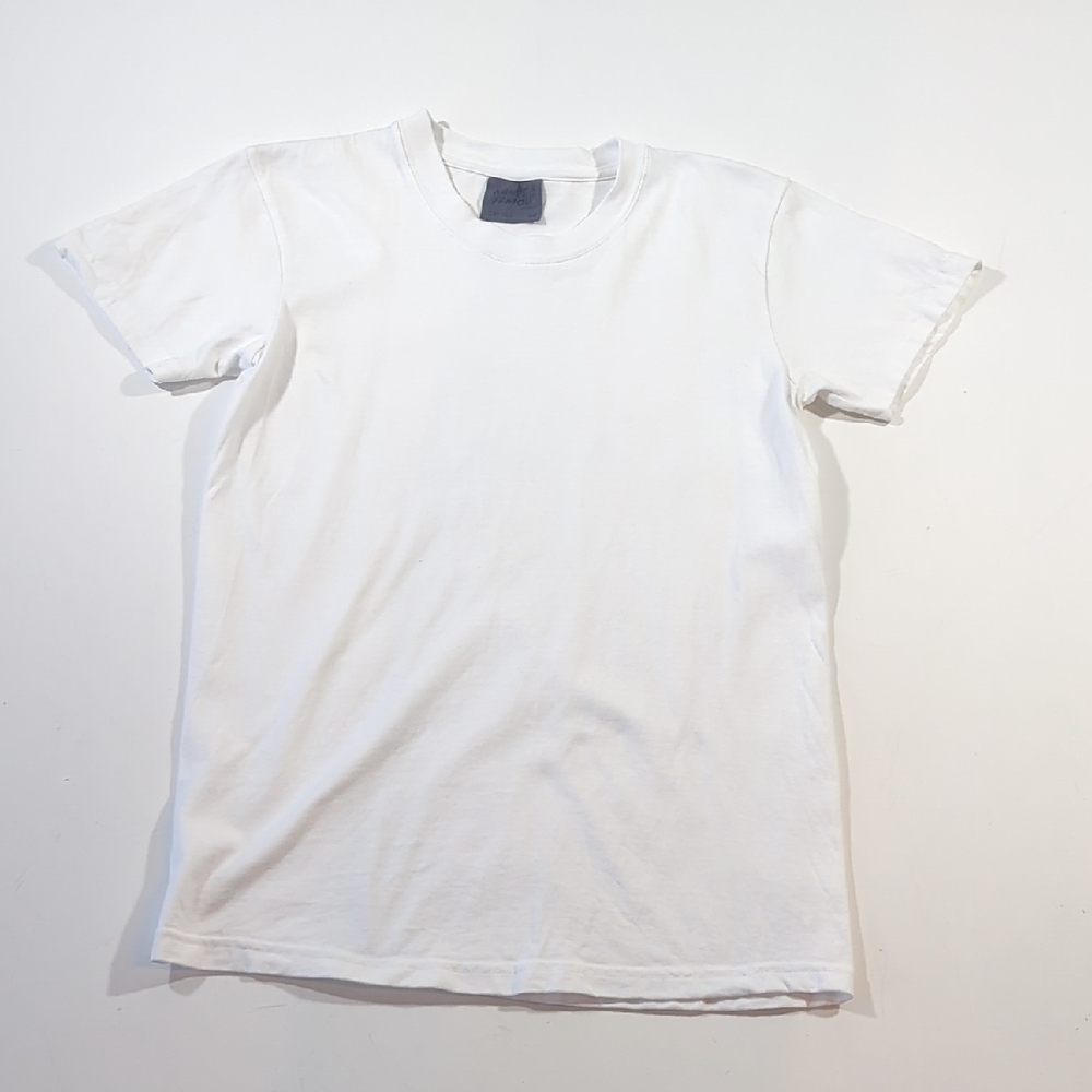 Naked & Famous Denim Women's Heavyweight Cotton Crew Tee - White Size Small - Picture 6 of 9
